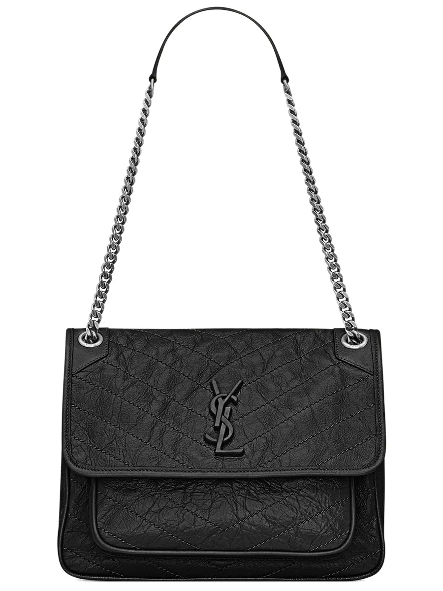 Niki Medium in Crinkled Vintage Leather