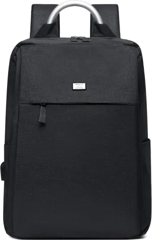 NST Waterproof Laptop Backpack for Ｍen - Travel Business Bags for Men, College Bookbag Computer Bag Fits 15.6 Inch Notebook (GYL1)
