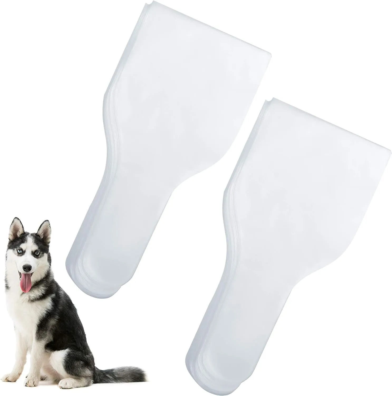 Nuanchu 100 Pieces Canine Semen Collection Cones Disposable Semen Collection Bag for Dogs Canine Artificial Insemination Cones Bags for Pets Dogs Breeding Tools