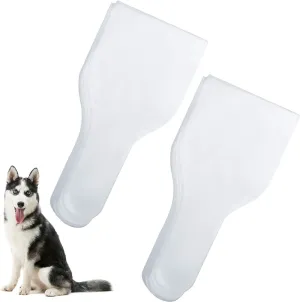 Nuanchu 100 Pieces Canine Semen Collection Cones Disposable Semen Collection Bag for Dogs Canine Artificial Insemination Cones Bags for Pets Dogs Breeding Tools