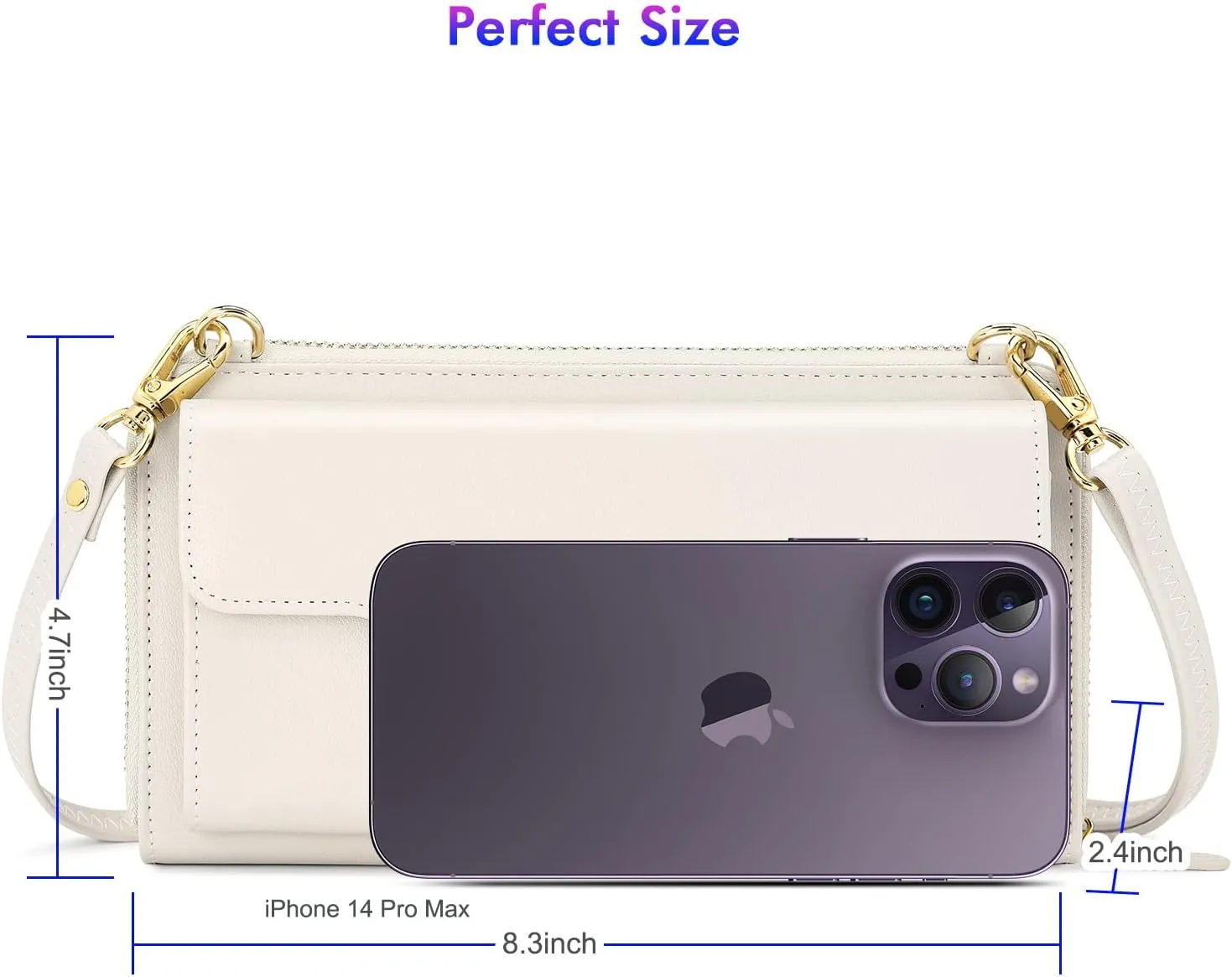 nuoku Crossbody Bags, Wristlet Wallets, Small Clutch Purses - Cell Phone & RFID Wallet for Women