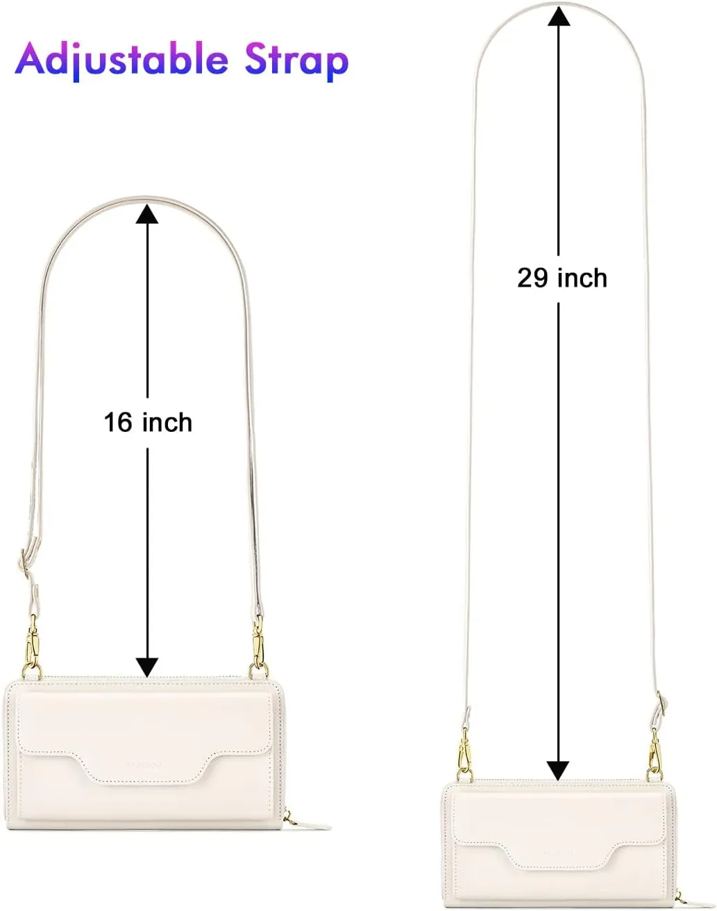 nuoku Crossbody Bags, Wristlet Wallets, Small Clutch Purses - Cell Phone & RFID Wallet for Women