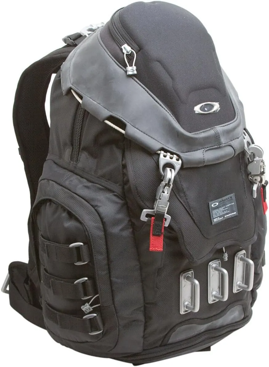 Oakley Men's Kitchen Sink Backpack, Black/Red, One Size