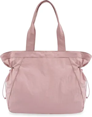 ODODOS 18L Side-Cinch Shopper Bags Lightweight Shoulder Bag Tote Handbag for Shopping Workout Beach Travel