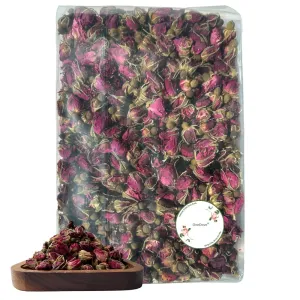 OneDove Dried Rose Petals and Rose Buds -1 Pound Food grade - Use in Tea, Baking, Making Water, essential oil, Wedding Confetti
