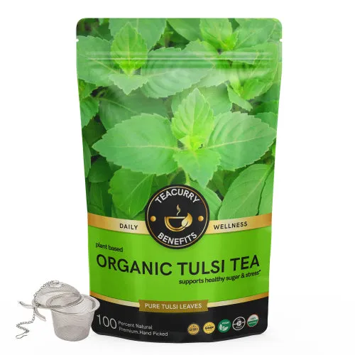 Organic Tulsi Tea - Helps with Immunity, Respiration & Metabolism