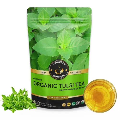 Organic Tulsi Tea - Helps with Immunity, Respiration & Metabolism