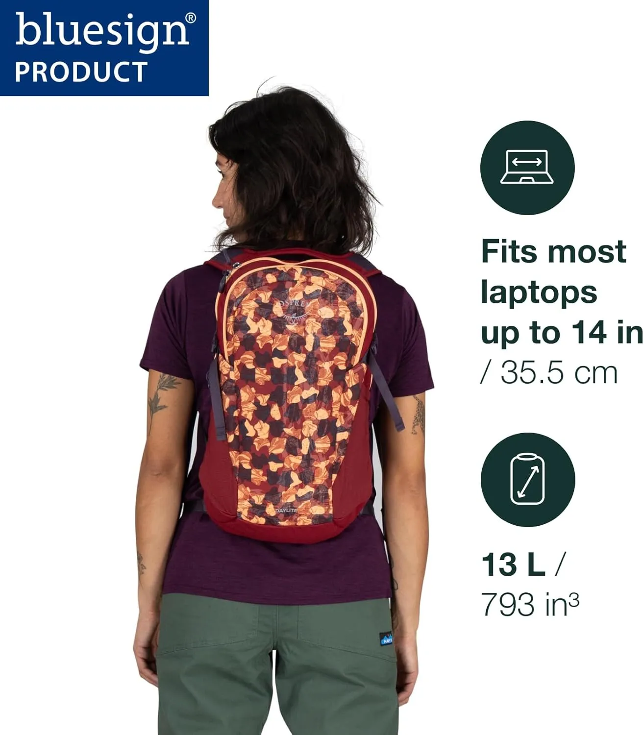 Osprey Daylite Commuter Backpack, Wave Blue