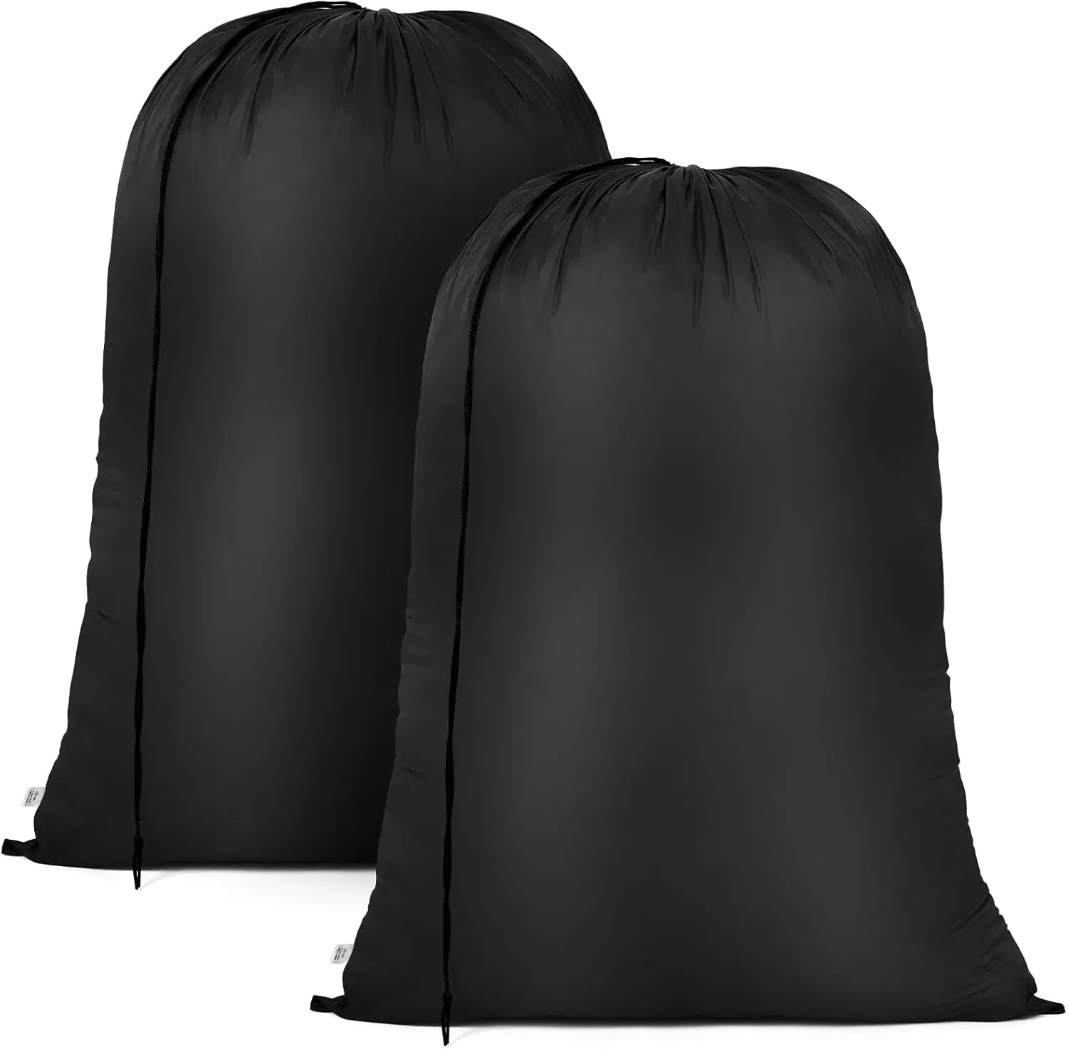 OTraki 2 Pack Large Laundry Bag 28 x 40 inch Heavy Duty Dirty Laundry Bags Dirty Clothes Bag Organizer Drawstring Laundry Hamper Bag Travel Laundry Bag for Camp, Home, College, Dorm Black