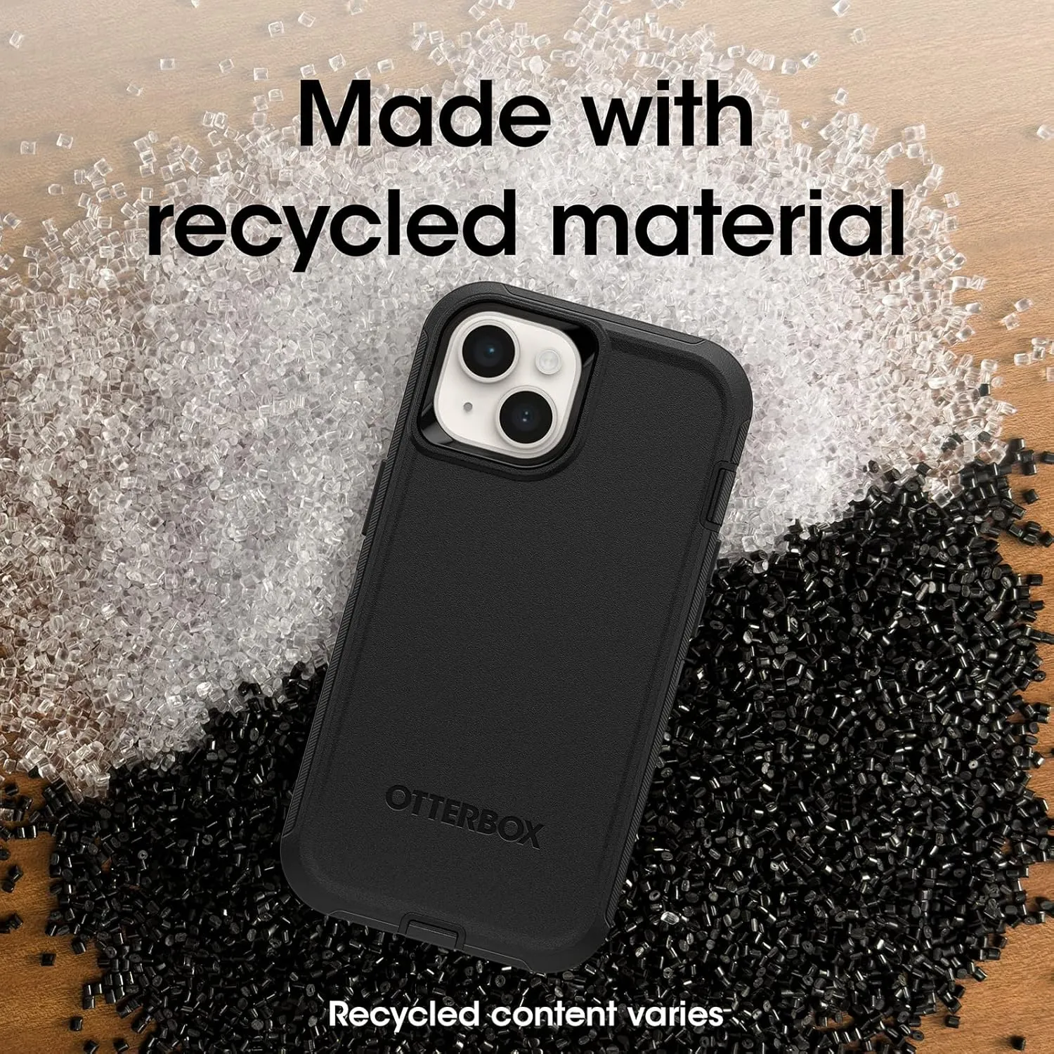 OtterBox iPhone 14 Plus Defender Series Case - Black, Rugged & Durable, with Port Protection, Includes Holster Clip Kickstand