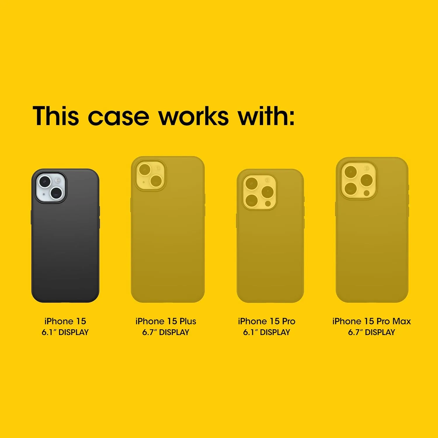 OtterBox IPhone 15 Defender Series Case - BABY BLUE JEANS (Blue), Screenless, Rugged & Durable, with Port Protection, Includes Holster Clip kickstand