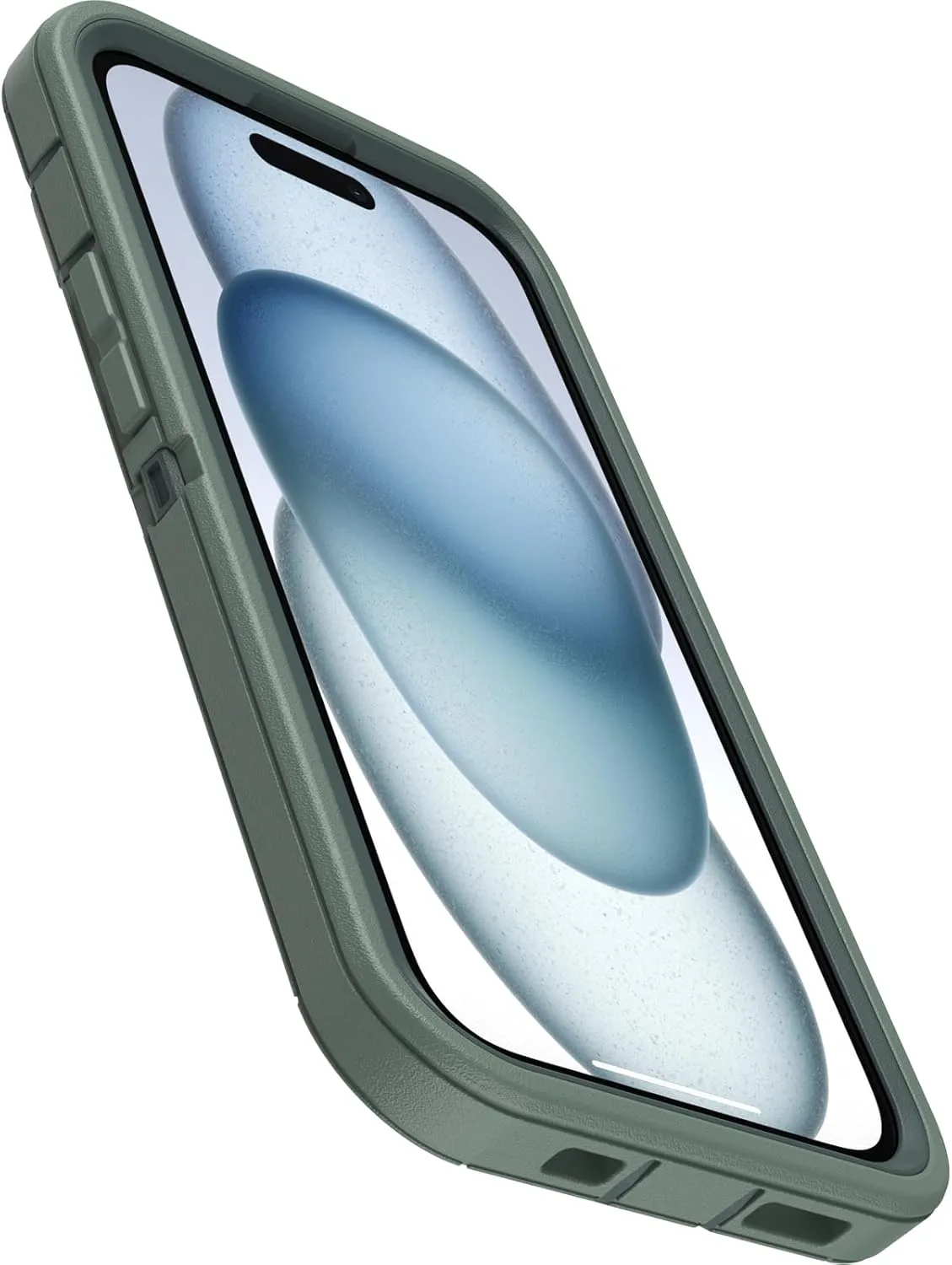 OtterBox iPhone 15, iPhone 14, and iPhone 13 Defender Series Case - FOREST RANGER (Green), Screenless, Rugged & Durable, with Port Protection, Includes Holster Clip Kickstand