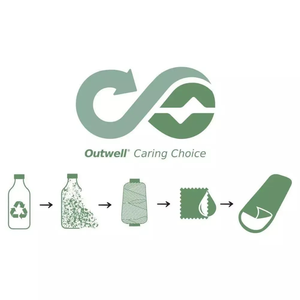 Outwell Contour Lux Sleeping Bag - Right Zip (Deep Blue)