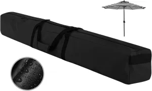 Patio Umbrella Storage Bag 67 Inch Waterproof Outdoor Beach Umbrella Storage and Carrying Bag Black Hammock and Steel Stand Storage Bag 420D