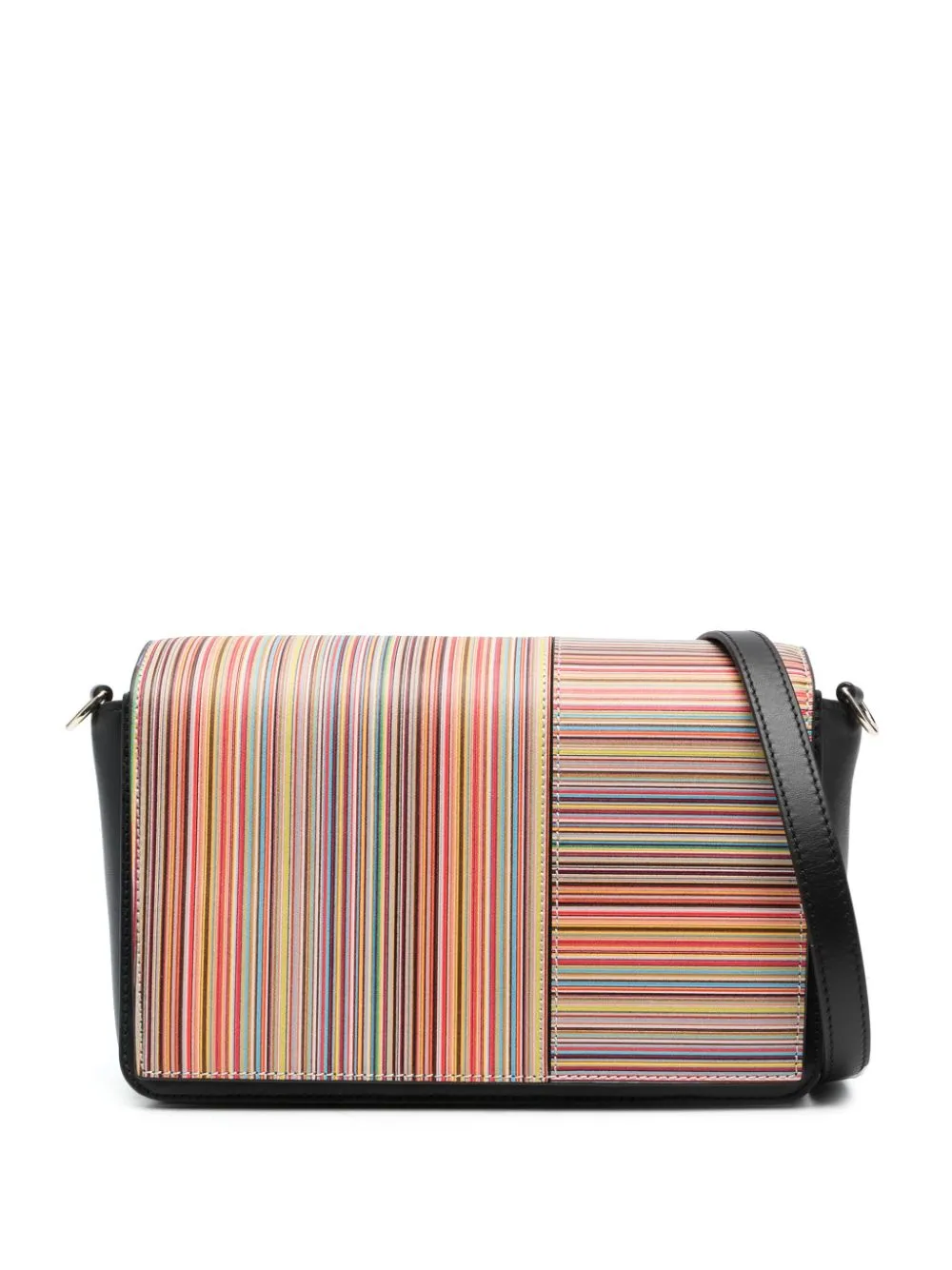 Paul Smith Signature Stripe Leather Crossbody Bag