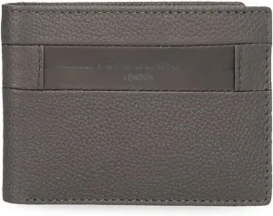 Pepe Jeans Checkbox Horizontal Wallet with Coin Purse, One Size, Grey, One Size, Horizontal Wallet with Coin Purse