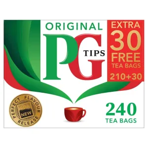 PG Tips Non-Pyramid 240 Bags 3 Pack (720 Bags Total)