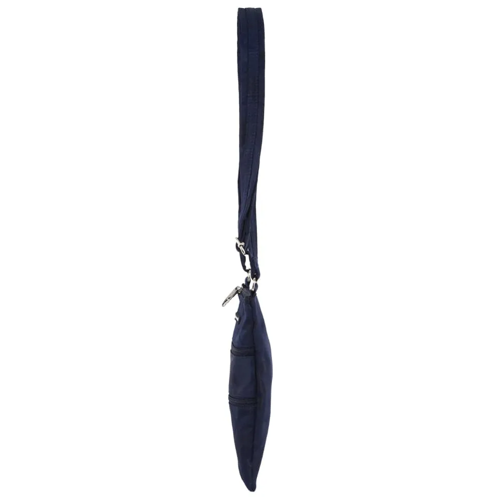 Pierre Cardin Nylon Anti-Theft Cross Body Bag in Navy-Camo