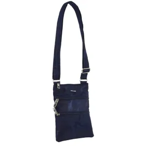 Pierre Cardin Nylon Anti-Theft Cross Body Bag in Navy-Camo