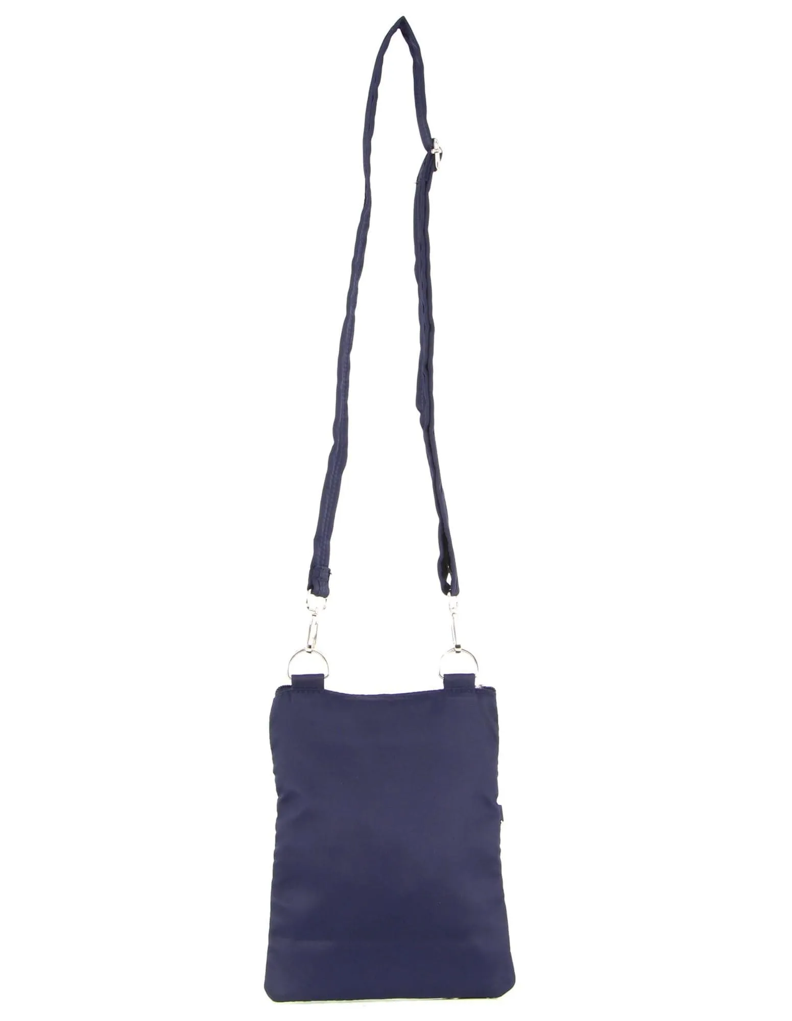 Pierre Cardin Nylon Anti-Theft Cross Body Bag in Navy