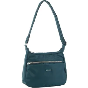 Pierre Cardin Nylon Anti-Theft Cross Body Bag in Teal