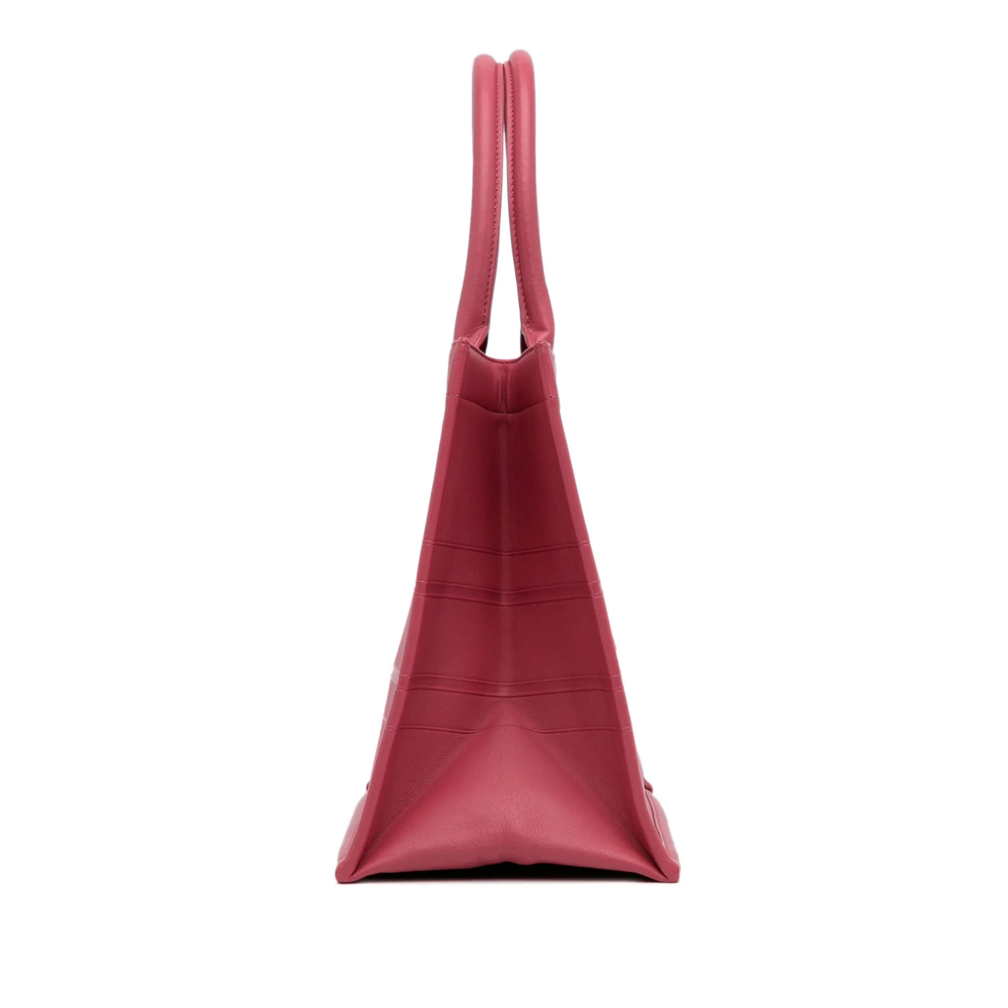 Pink Dior Medium Embossed Book Tote