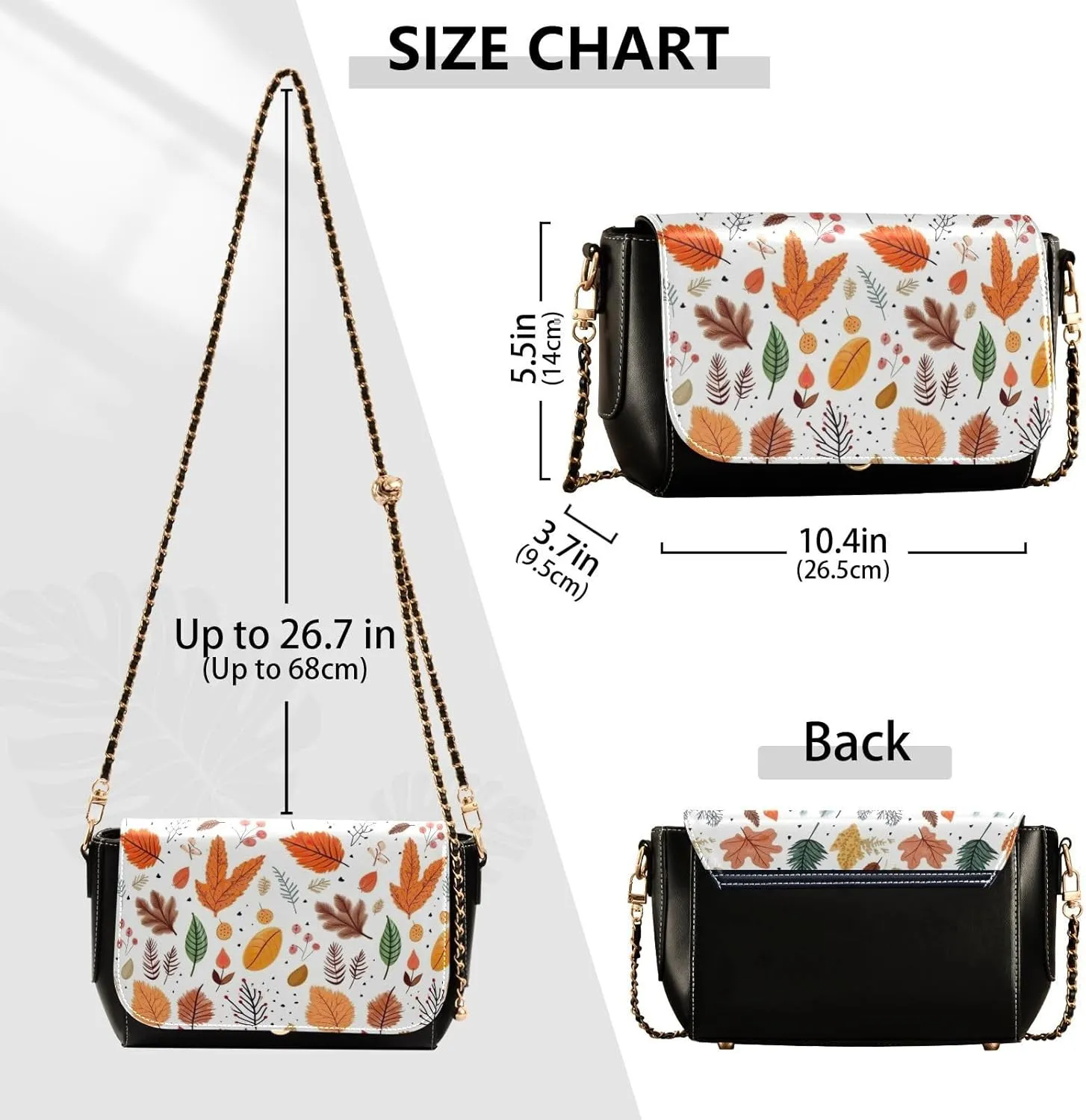 Pink Roses with Leaves Women's Shoulder Bag, Leather Crossbody Bags for Women