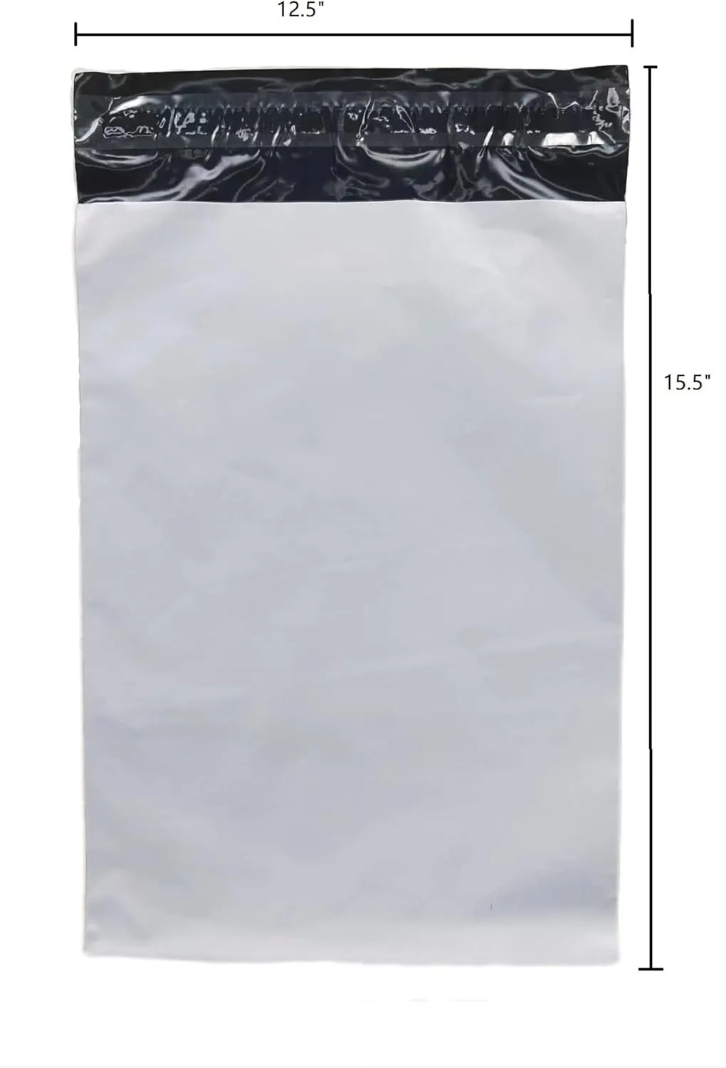 Poly Mailers 12X15.5 Inch White 100 Pack Shipping Bags #5 Strong Mailing Envelopes for Small Business, Packing Supplies. Waterproof and Tear-Proof Mailing Bags 2.1 Mil Thick
