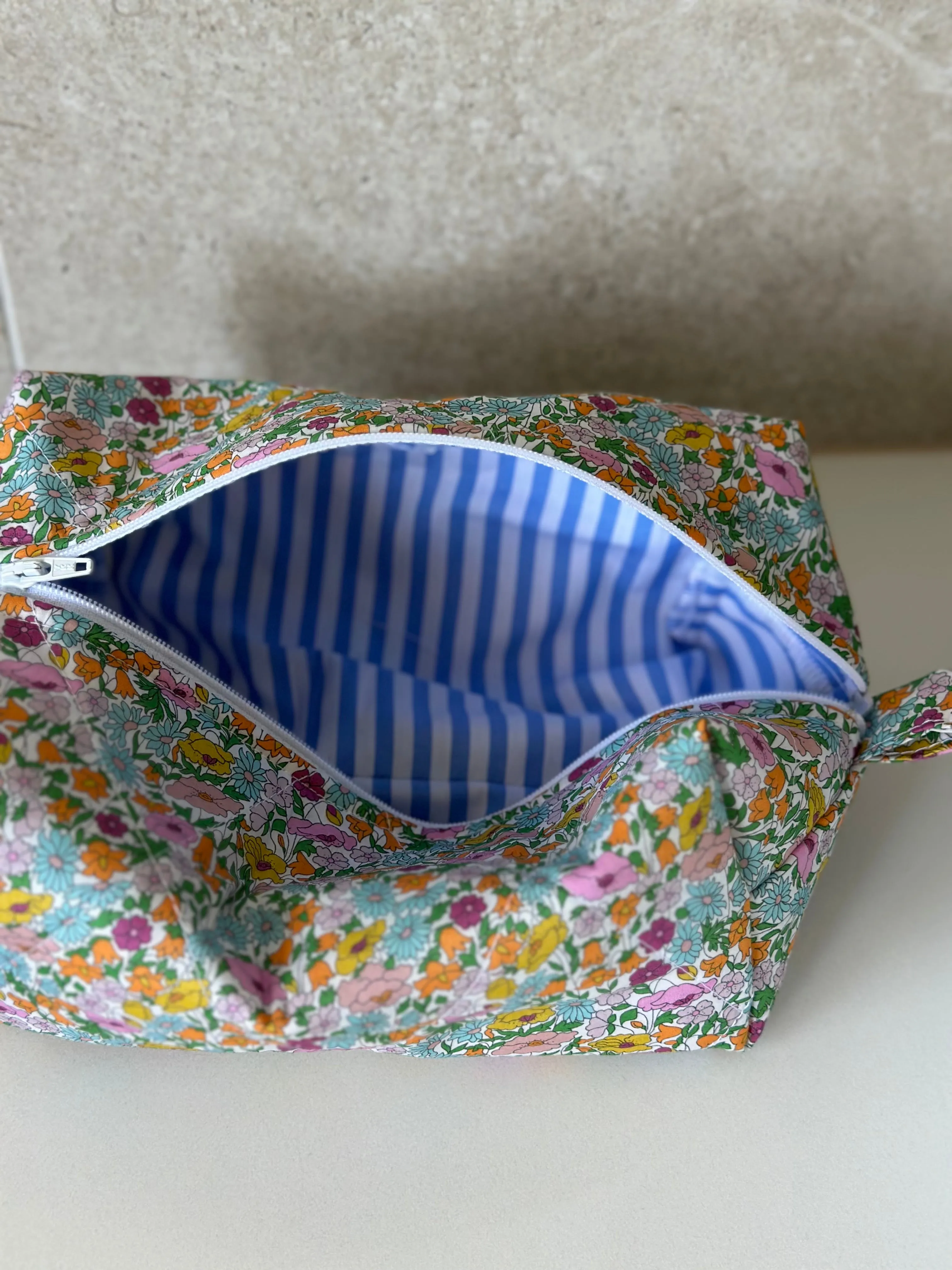 Poppy & Daisy   Blue Stripe Bag