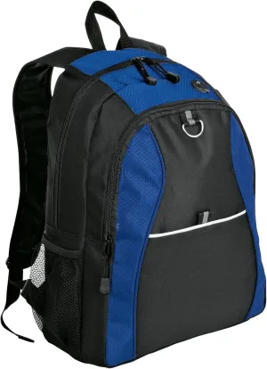 Port Authority Contrast Honeycomb Backpack. BG1020, Twilight Blue/ Black, OSFA