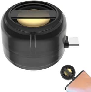 Portable 5X Speaker Amplifier–Plug & Play for Music/Calls, 2025 New Portable Speaker Mobile Phone Sound Amplifier with 3.5mm/Type-C for Smartphone Tablet Notebook (1Pcs Black, Type-C)