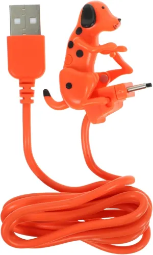 Portable Dog Charging Cable Funny Dog Smartphone Cable Lightweight Compact Design for Home Travel Material for Fast Charging