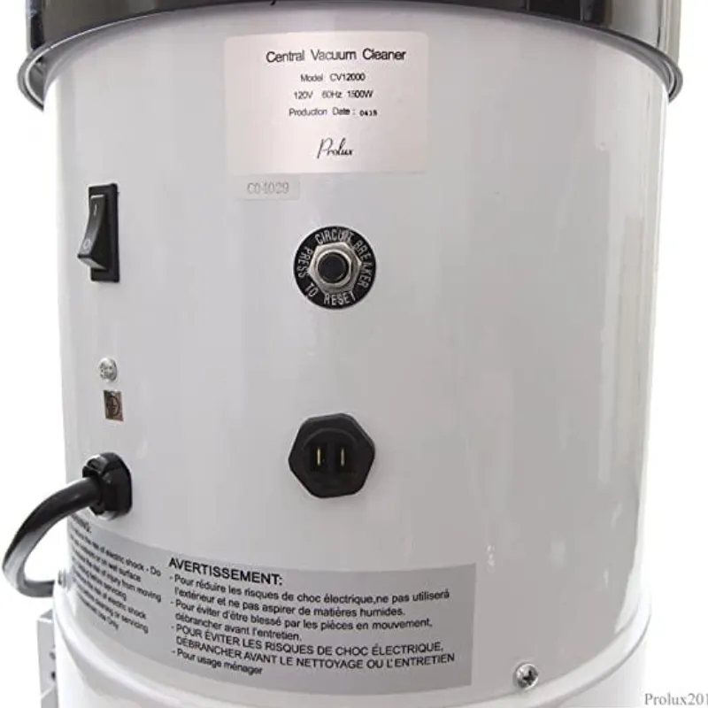 Prolux PLCCV12K Central Vacuum Power Unit with 2 speed motor