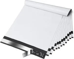 PSBM White Poly Mailers 6 x 9 Inch 2000 Pack Shipping Bags for Clothing, Sturdy Shipping Envelopes, Strong Self Seal Mailing Bags for Small Business, Poly Bags for Small Businessess