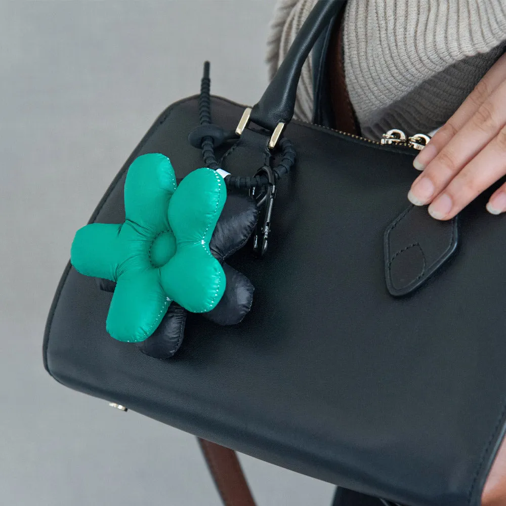 Puffed Flower Keychain