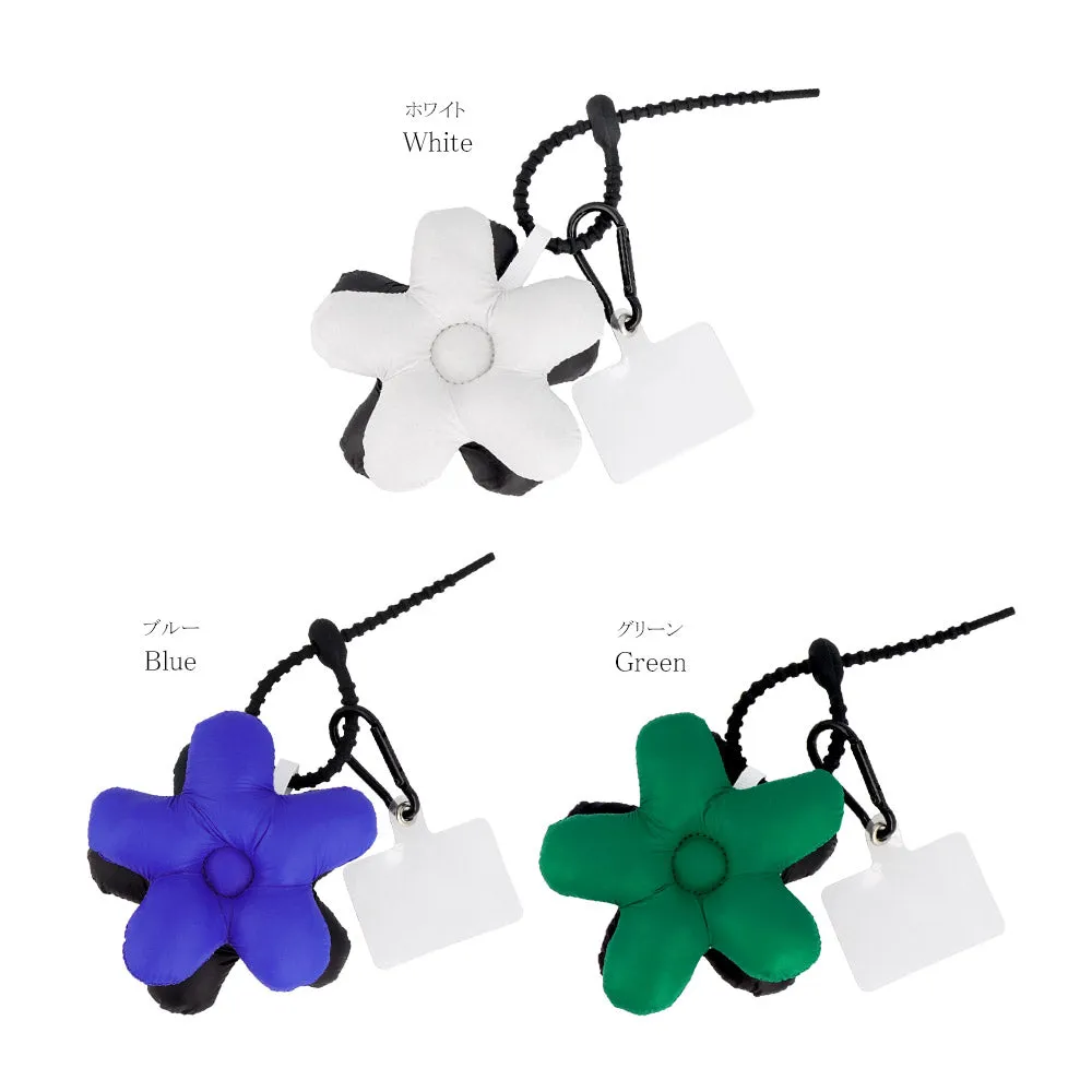 Puffed Flower Keychain