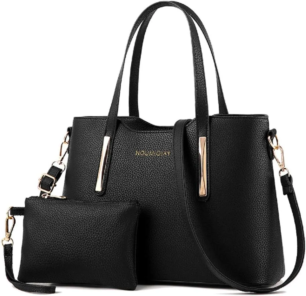 Purses and Handbags for Womens Satchel Shoulder Tote Bags Wallets Top-Handle Bags Crossbody Bags Black