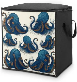 Quilt Storage Bag, Tentacles Octopus Print Versatile Storage Bag Storage Bag with Handles Practical Storage Bag Efficient Storage Bag