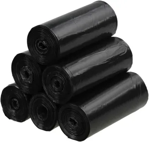 Ramddy Black Tall Kitchen Trash Bags, 13 Gallon, 150 Counts