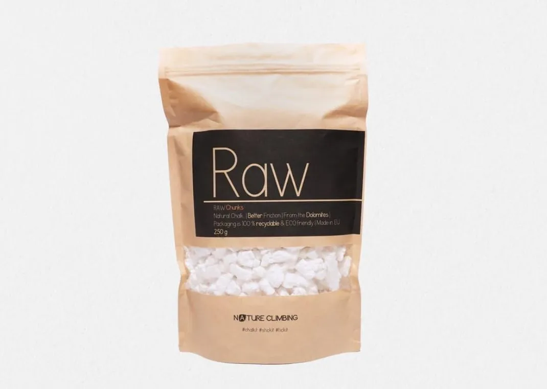 Raw Chalk Bag - Premium Sports Chalk for Rock Climbing, Bouldering, Gym, and Weightlifting - High-Performance Powder for Superior Grip Formula