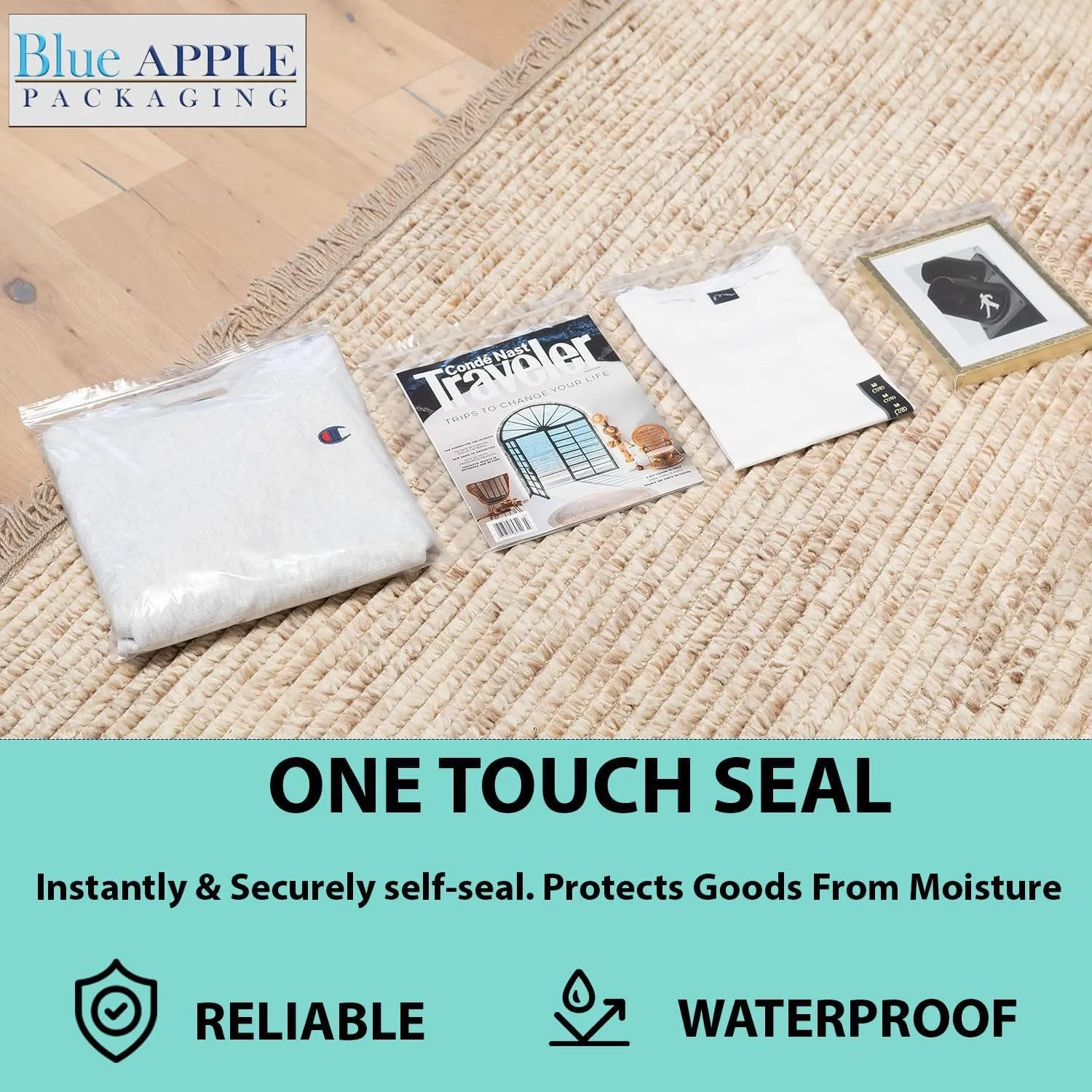 Reclosable Hang Hole Poly Bags - 6 x 9 & (100 Bags) 2 Mil Clear Plastic with Resealable Lock Seal Zipper | Durable Poly Baggies | Resealable Zip Top Lock For Jewelry, Storage, Packaging & Shipping