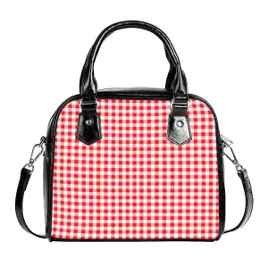 Red Gingham Handbag, 50s Style Bag, Red Handbag, Retro Bag, Retro Handbag, Red Gingham Purse,Women's Bags,Women's Purse,Small Handbag