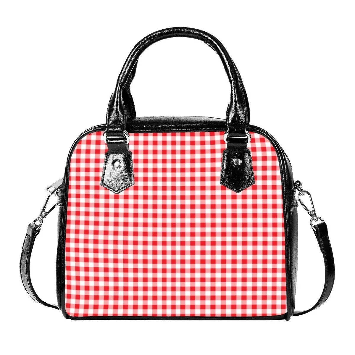 Red Gingham Handbag, 50s Style Bag, Red Handbag, Retro Bag, Retro Handbag, Red Gingham Purse,Women's Bags,Women's Purse,Small Handbag