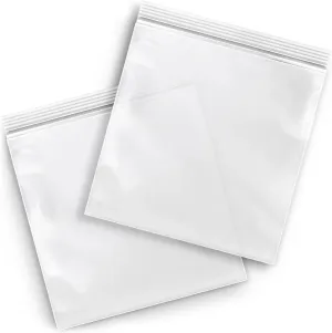 Resealable Poly Bags for Storage, 3 x 3 Inch, 1000 Pack, 4 Mil, Zipper Lock Closure, Reclosable Plastic Zip Bags