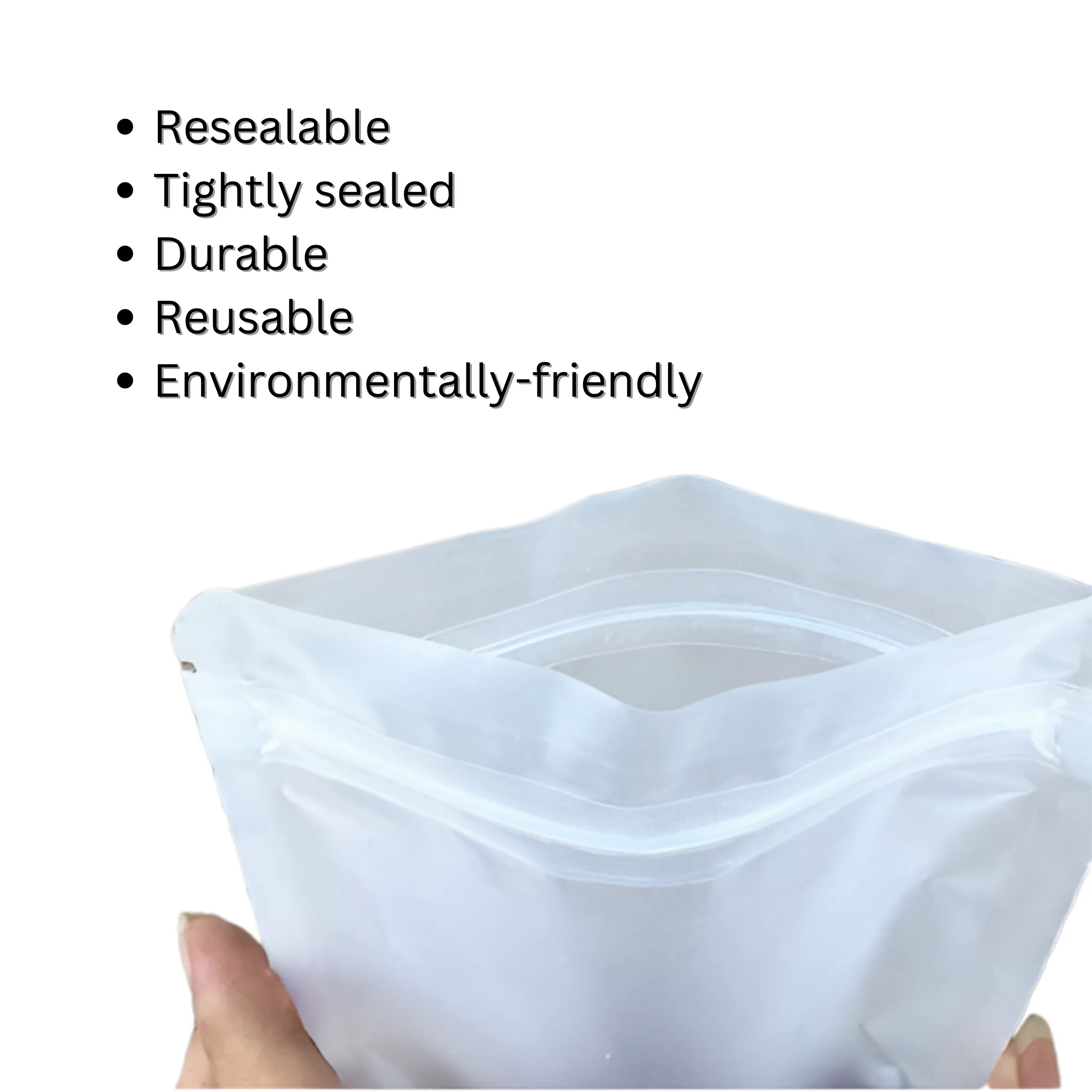 Resealable Zip Lock Flat Matte Plastic Bag - 150 X 220mm - Best Plastic Zip Lock Bags In Australia