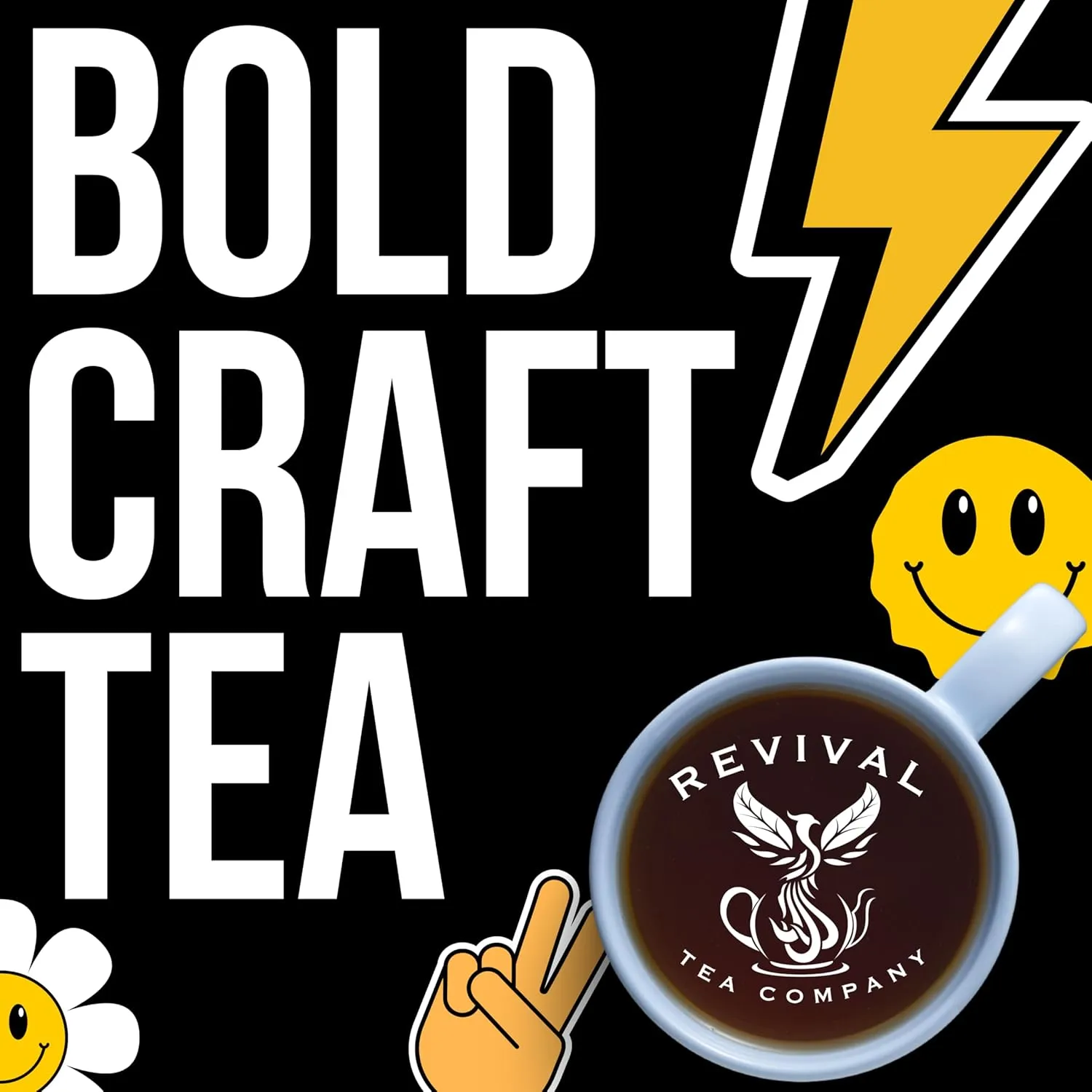 Revival Tea Company Blackberry Tea - Black Tea Blend with Blackberry Leaf - 24 Tea Bags