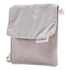 RFID Neck Pouch Grey