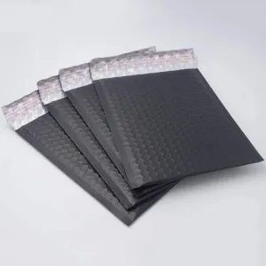 Rynx | 8.28 10 pieces Black Matte Bubble Bags Usable Space Poly Bubble Shipping Envelopes Packaging Bags Shipping Self-Adhesive Shipping Materials