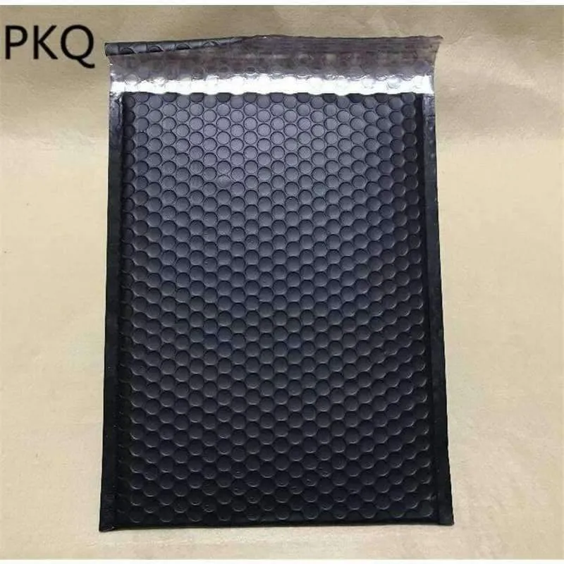 Rynx | 8.28 10 pieces Black Matte Bubble Bags Usable Space Poly Bubble Shipping Envelopes Packaging Bags Shipping Self-Adhesive Shipping Materials