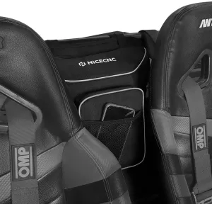 RZR Storage Bag, NICECNC 1680D UTV Cab Pack Center Seat Bag, Multiple Pockets, Waterproof Zippers, Easy Install Compatible with Polaris RZR XP 1000 Turbo S 900 570 800 2014-2022 Polaris Ranger 570 800